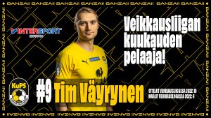 Tim Väyrynen on Veikkausliigan toukokuun pelaaja!
