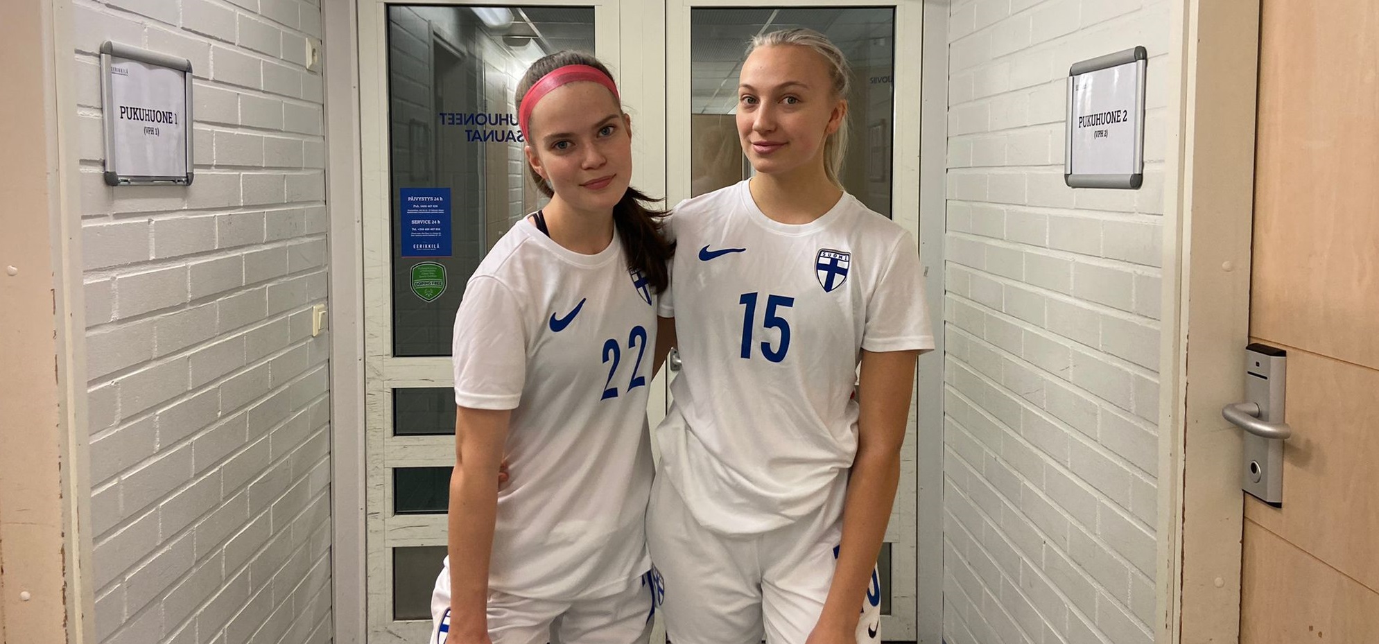 Nanna Ja Niitty Valittiin U19 leirille KuPS Kuopion Palloseura