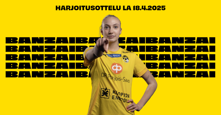 KuPS naiset pelaavat harjoitusottelun perjantaina