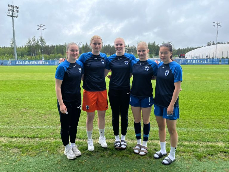 KuPS-viisikko U23-maajoukkueleirillä
