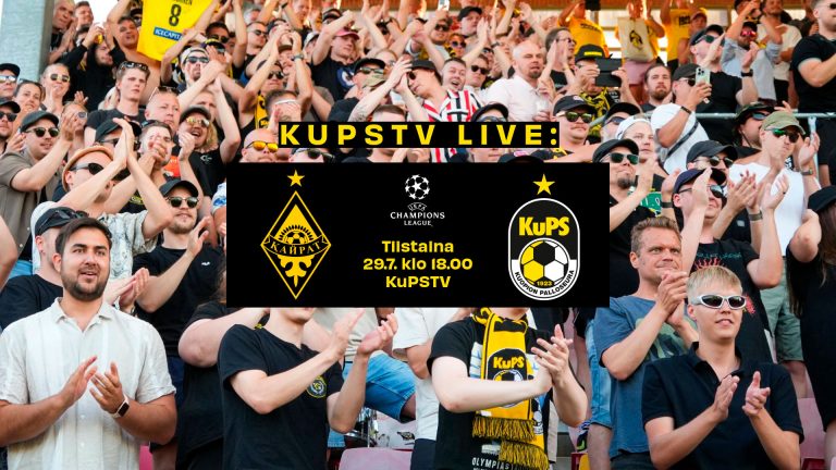 KuPSTV sai ostettua oikeudet illan peliin: FC Kairat Almaty - KuPS suorana - virallinen Europelistudio Paitsio Pubissa