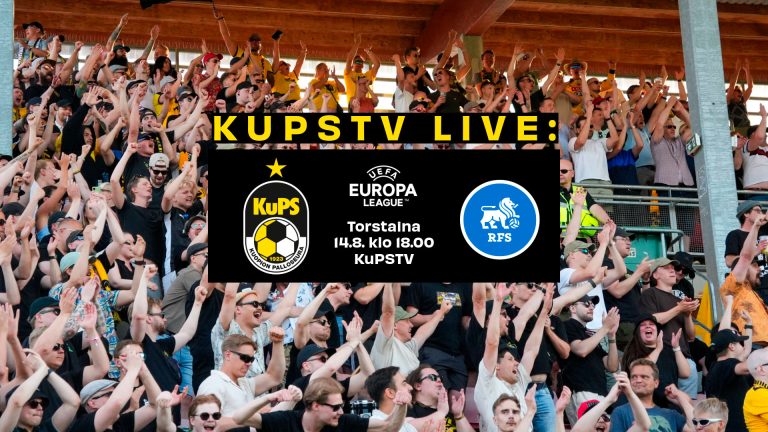 KuPSTV näyttää suorana KuPS – RFS Riga -ottelun