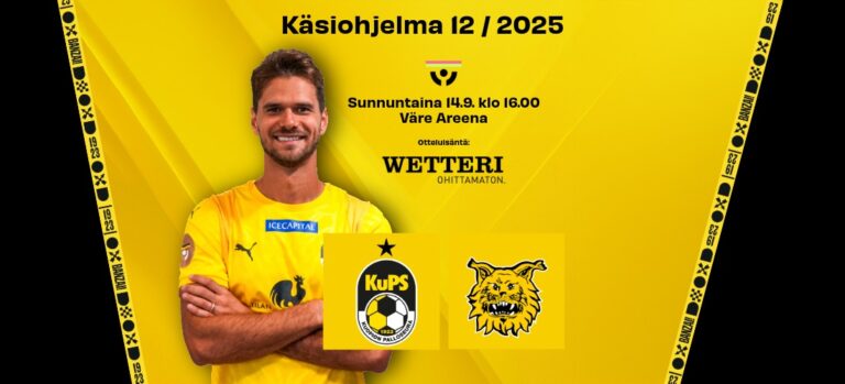 KuPS - Ilves Mestaruussarjan avausottelun käsiohjelma luettavissa