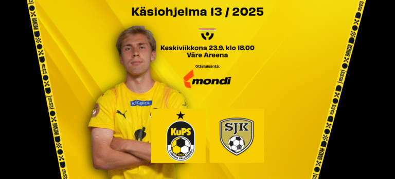 KuPS - SJK käsiohjelma on nyt luettavissa