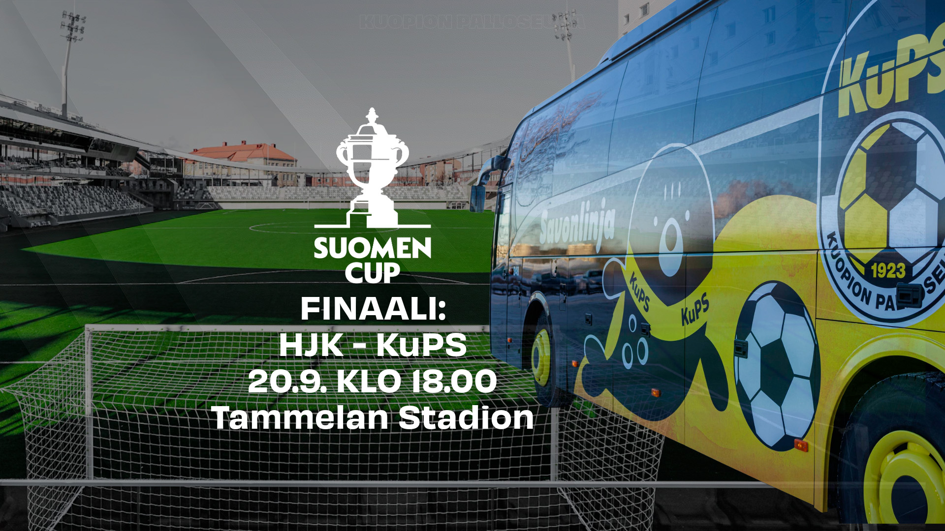 Suomen Cup Finaali: lipunmyynti ja kannattajabussit