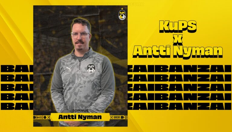 Kuopion Palloseura vahvistaa valmennustiimiään – analyytikko Antti Nyman liittyy KuPSiin