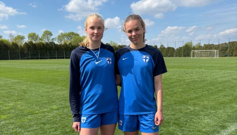 Lotta ja Anni U19-maajoukkueturnauksessa Serbiassa