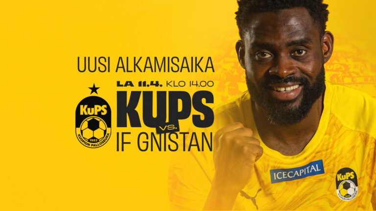 Kotiavauksen alkamisaika muuttuu – KuPS–Gnistan tuntia aiemmin