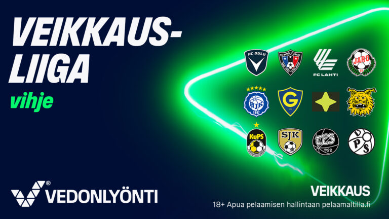 Vihje Veikkausliigan viikonlopun otteluihin