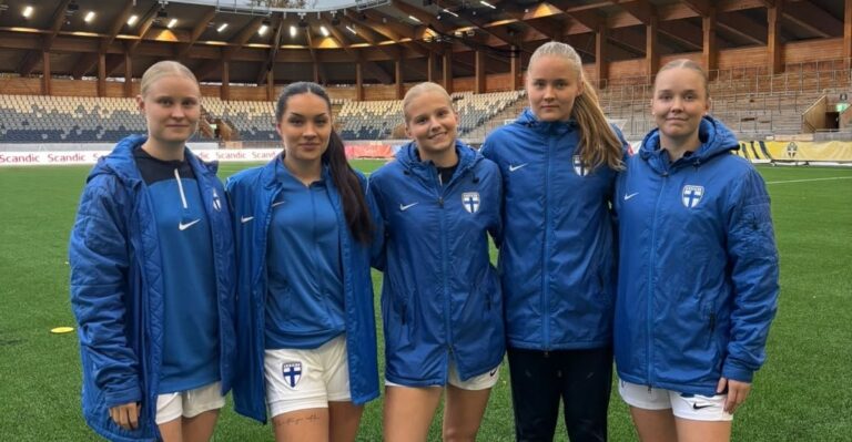 KuPS-nelikko U23-maajoukkueen avauksessa